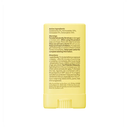 Sun Bum Kids SPF 50 Clear Face Stick Sunscreen - Travel Size, 0.53 oz Sun Bum