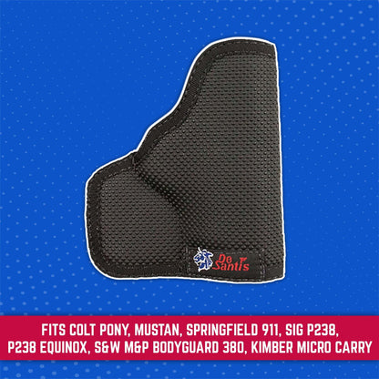 DeSantis Nemesis - Gun Pocket Holsters for Concealed Carry, Concealed Pocket Holster for Pistols, Revolvers, Soft, Designed for Comfort & Discreet Carry, Ambidextrous Gsupps Australia