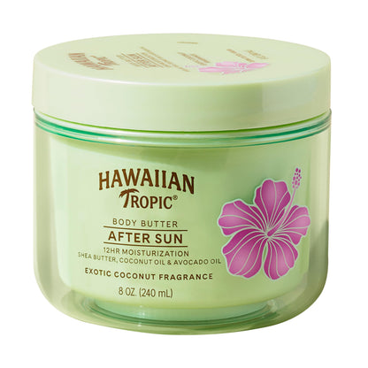 Hawaiian Tropic After Sun Body Butter with Coconut Oil, 8 Oz Hawaiian Tropic