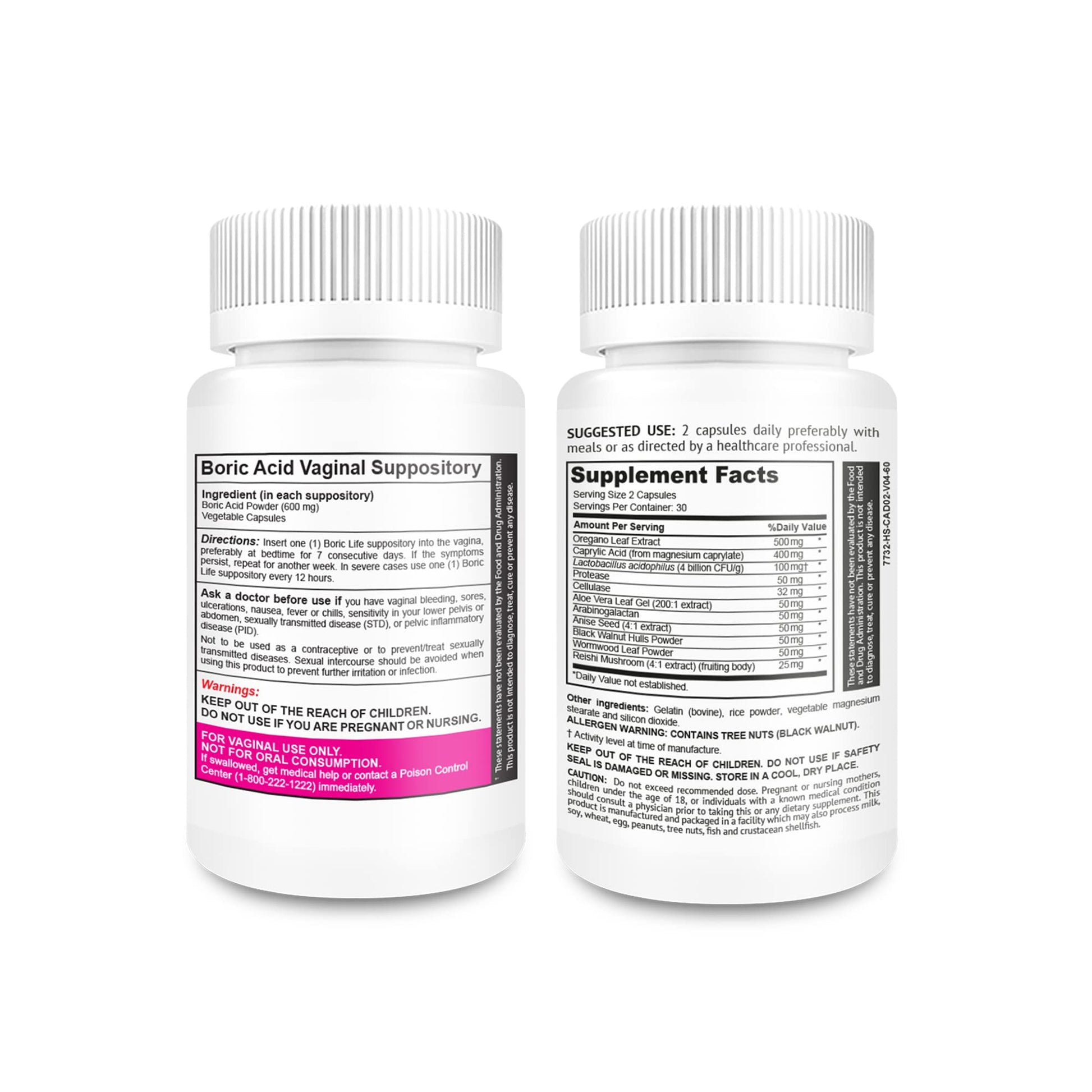 NutraBlast Boric Acid Vaginal Suppositories 600mg (30 Count) w/Feminine Balance Complex NutraBlast buy australia supplements