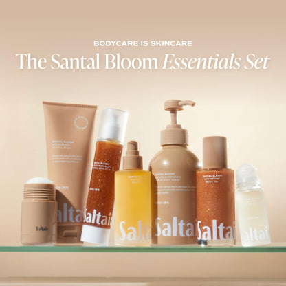 Saltair Body Oil - Luxurious Santal Bloom After Shower and Bath Oil for Women and Men. Botanical, Non-Greasy Saltair
