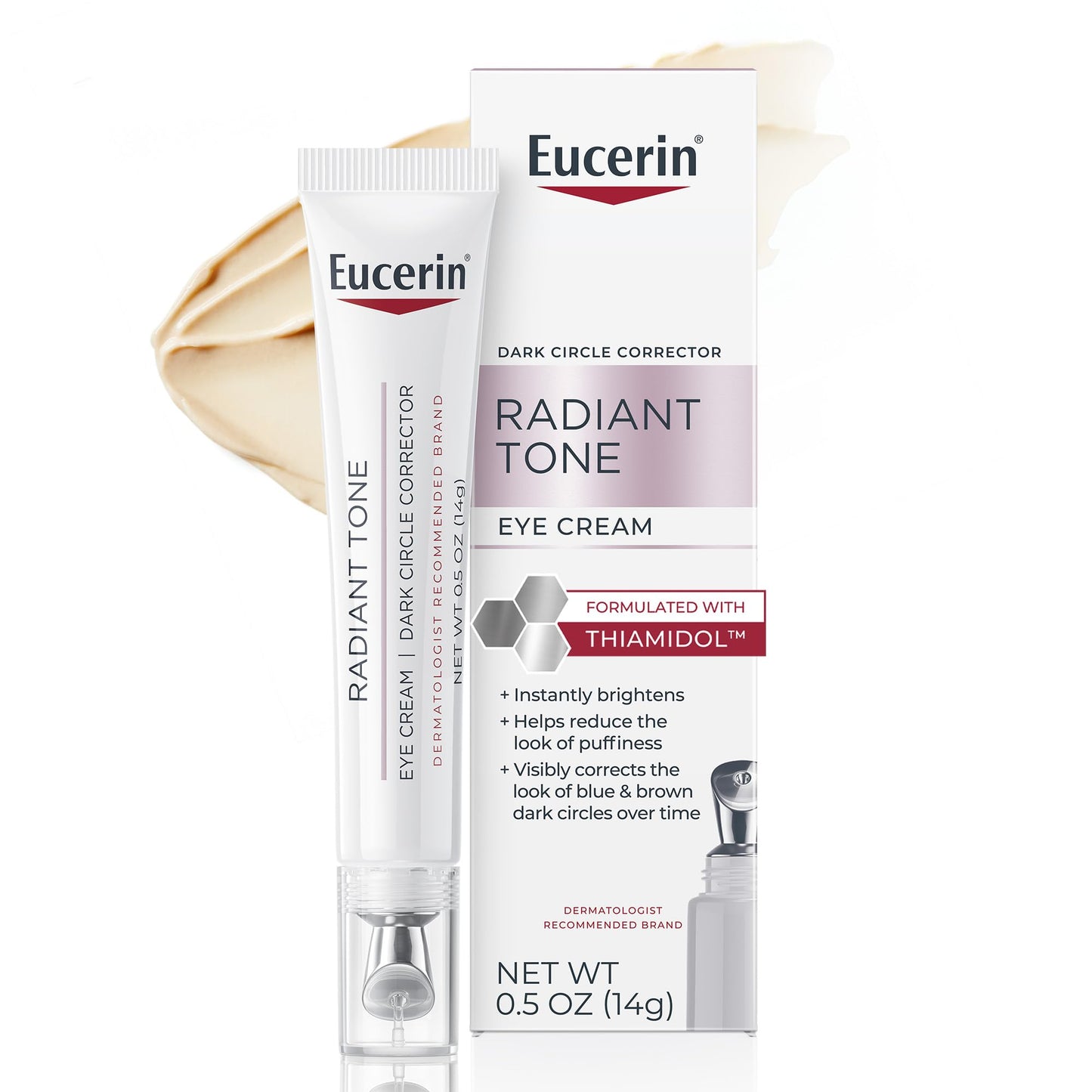 Eucerin Radiant Tone Eye Cream Dark Circle Corrector, Eye Brightening Cream with Thiamidol and Hyaluronic Acid Eucerin