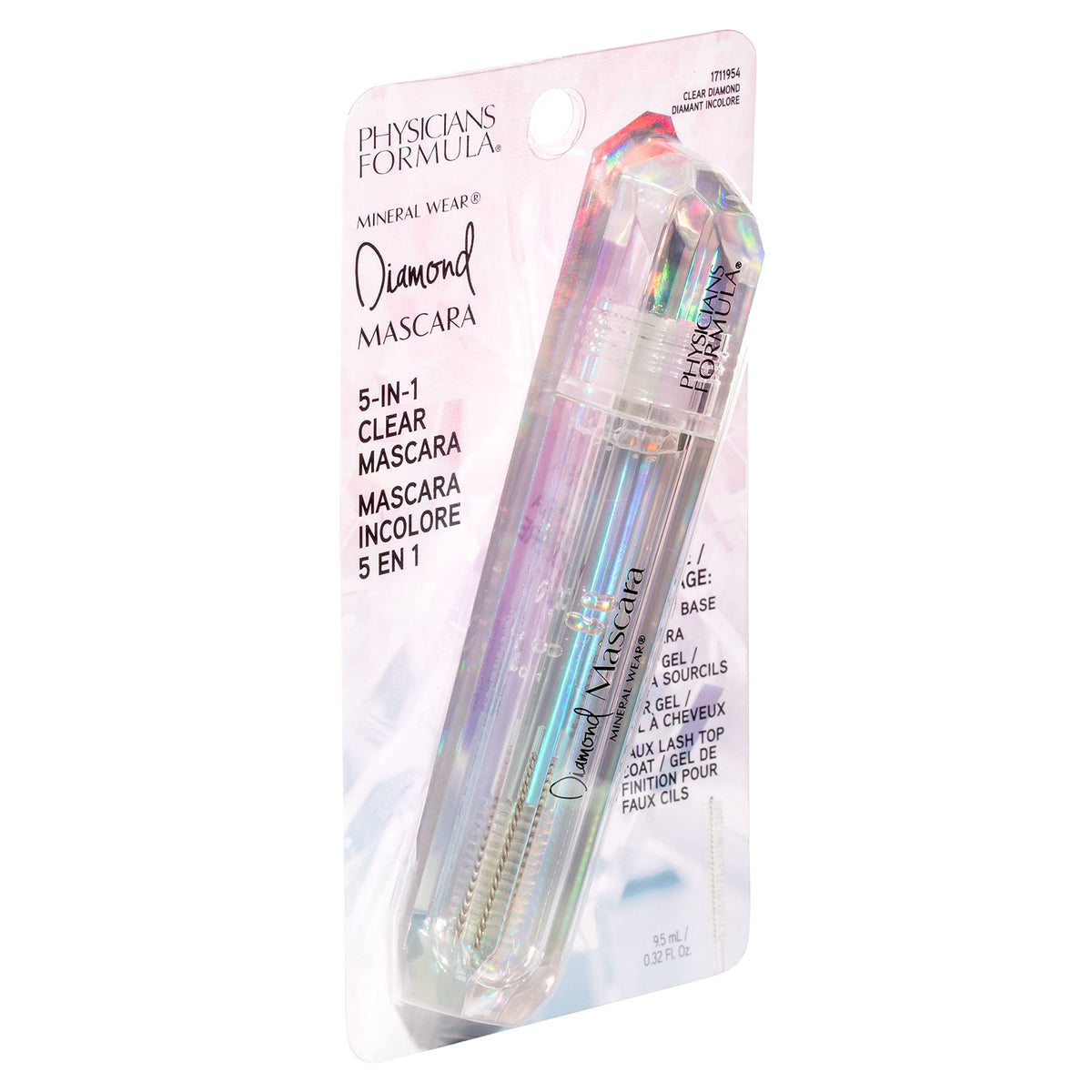 Physicians Formula Mineral Wear Diamond Mascara Lash & Brow Diamond, Dermatologist Tested, Ophthalmologist Approved, Sensitive Eyes Physicians Formula