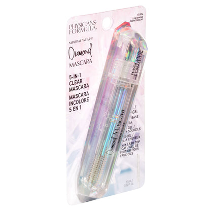 Physicians Formula Mineral Wear Diamond Mascara Lash & Brow Diamond, Dermatologist Tested, Ophthalmologist Approved, Sensitive Eyes Physicians Formula