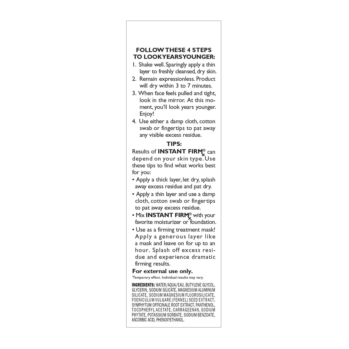 Peter Thomas Roth | Instant FIRMx® Temporary Face Tightener Peter Thomas Roth