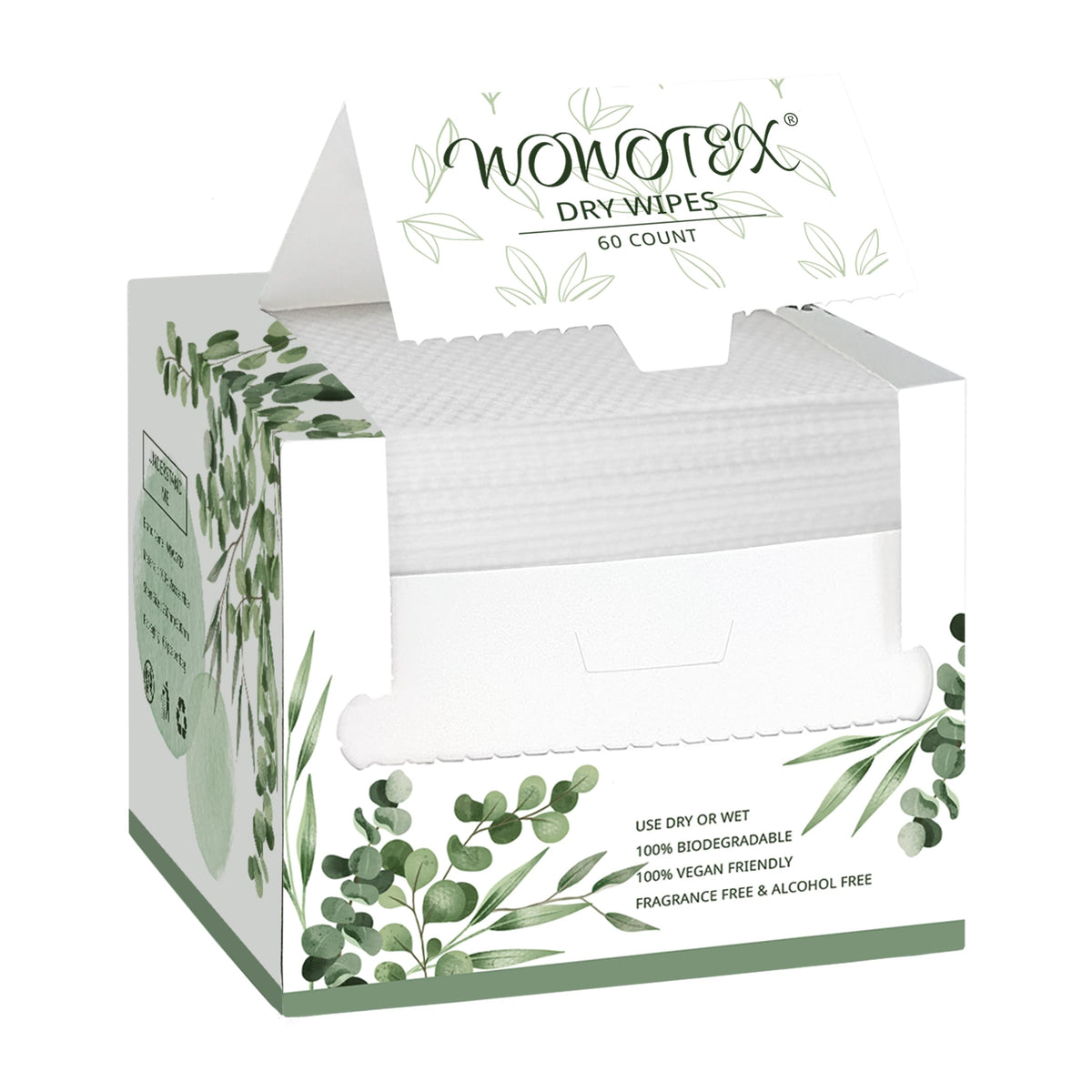 WOWOTEX Disposable Face Towels, Ultra Soft Thick Clean Facial Towels 1 Box WOWOTEX