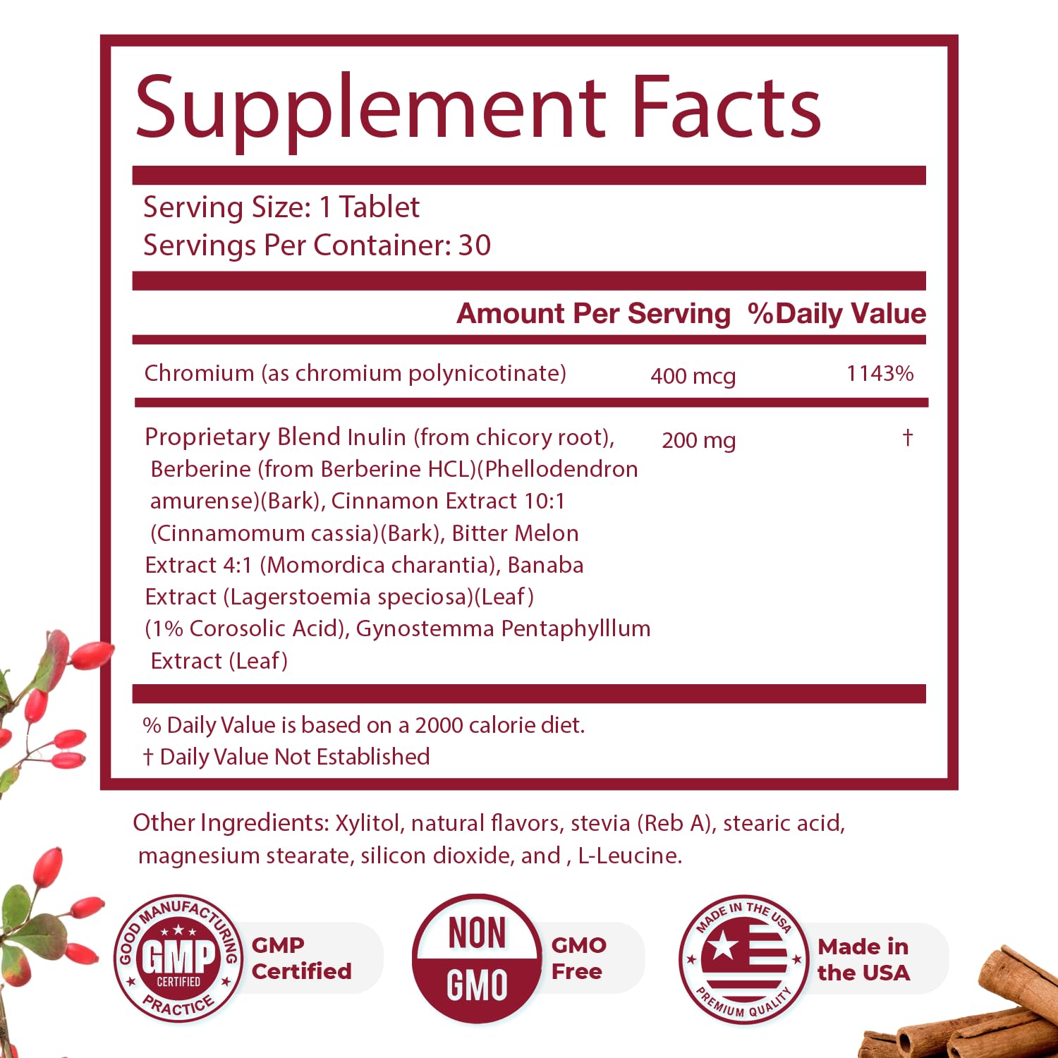 Nature’s NutriWave GLYCOFREE Supplement, Natural Plant-Based Blend with Berberine, Bitter Melon, Cinnamon, Inulin | Non-GMO, Made in USA - 30 Tablets, 3 Month Supply Nature’s NutriWave buy australia supplements