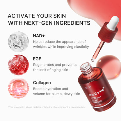 medicube NAD EGF Firming Serum for Face & Neck medicube