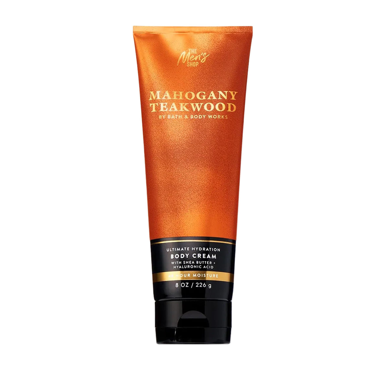 Bath & Body Works Body Cream for Men, Mahogany Teakwood, 8 oz, 1 Pack Bath & Body Works