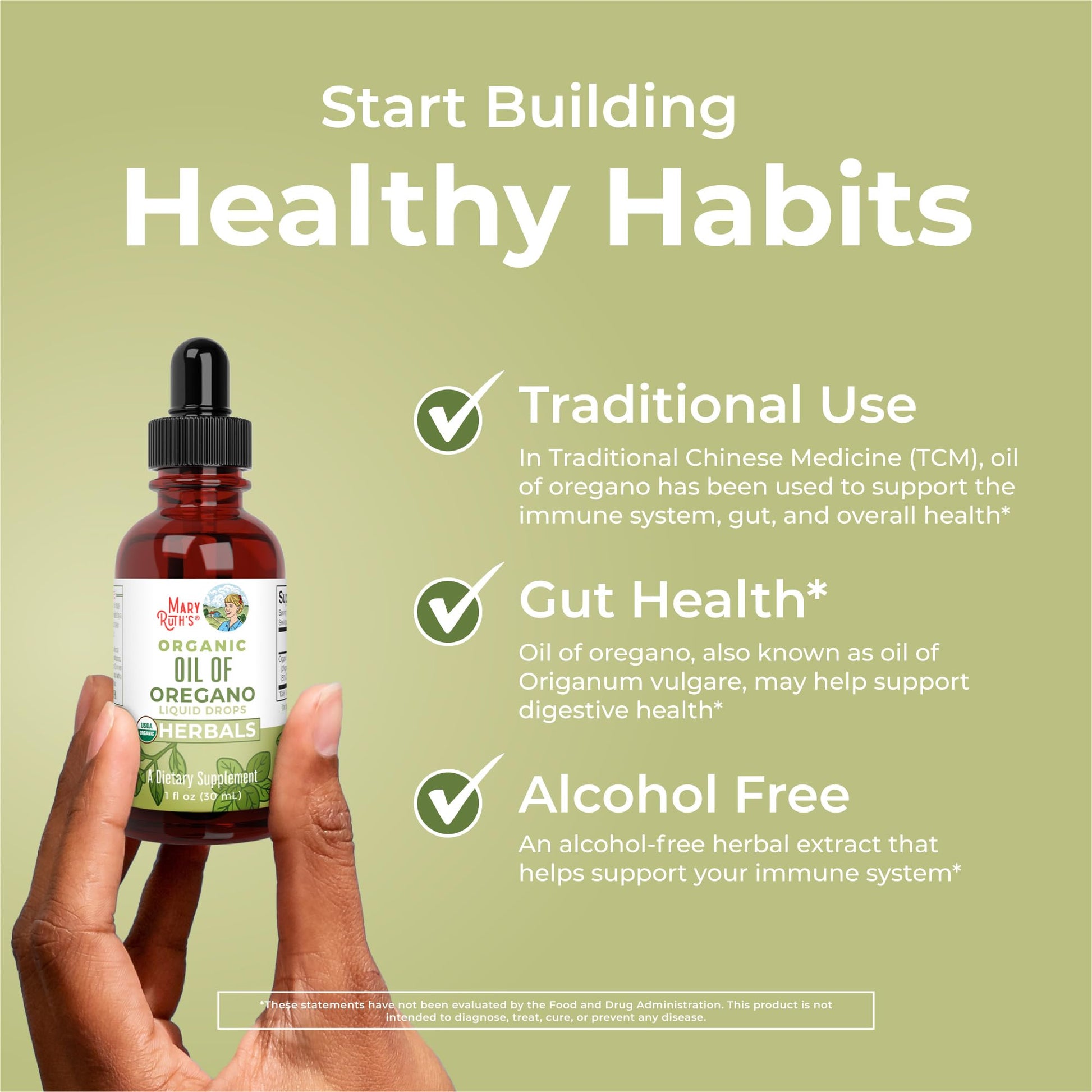 MaryRuth Organics Oregano Oil Drops | 6 Month Supply | USDA Organic Oil of Oregano Liquid | Herbal Blend for Immune Support | Digestive Health | Overall Health | Vegan | Sugar Free | Non-GMO | 1 Fl Oz MARYRUTH'S buy australia supplements