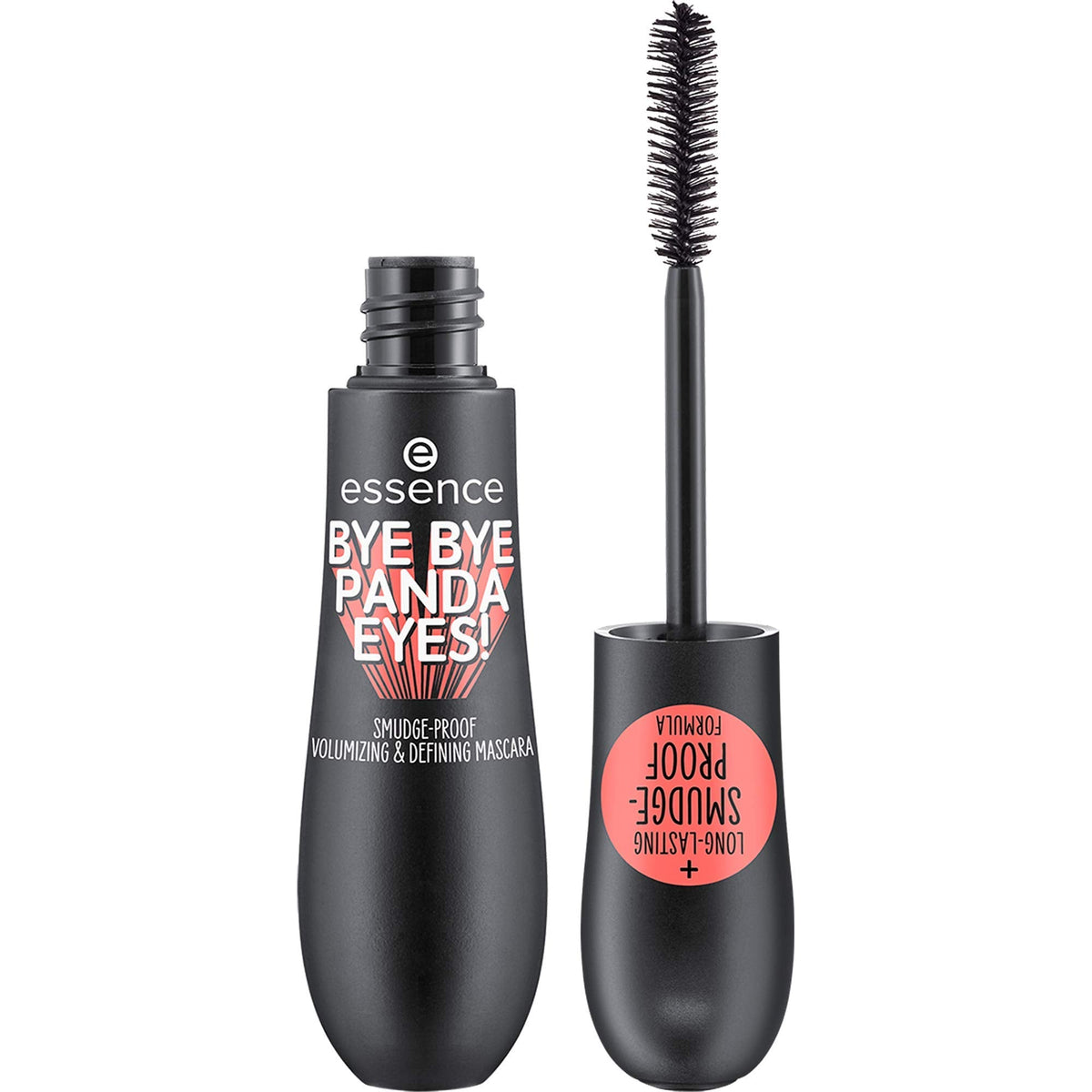 essence Bye Bye Panda Eyes Tubing Mascara, Black, Smudge-proof (Pack of 1) Essence Cosmetics