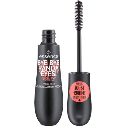 essence Bye Bye Panda Eyes Tubing Mascara, Black, Smudge-proof (Pack of 1) Essence Cosmetics