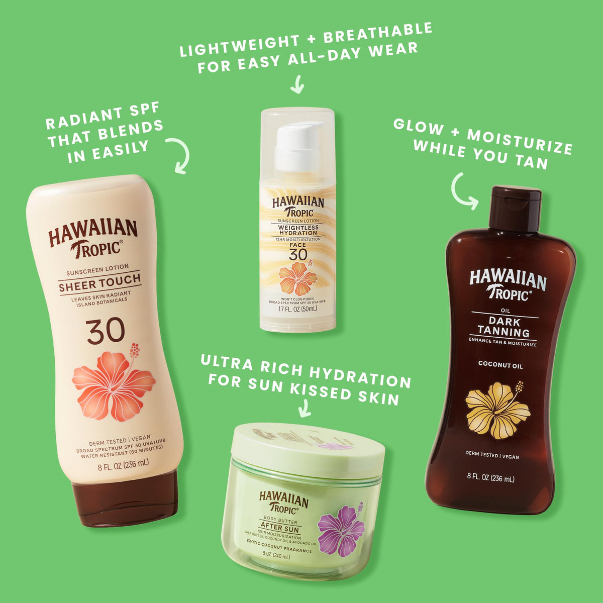Hawaiian Tropic Lime Coolada After Sun Lotion, 16 Fl Oz (2 Pack) Hawaiian Tropic