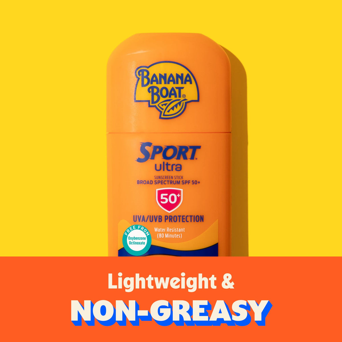 Banana Boat Sport SPF 50 Sunscreen Stick, 1.5 oz Banana Boat
