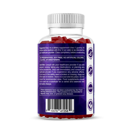 Vitamatic Sugar Free Melatonin 30mg per Gummy - 60 Servings - 60 Vegetarian Gummies - Non-Habit Forming Supplement (60 Count (Pack of 1)) Vitamatic