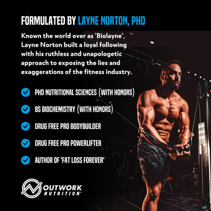 Outwork Nutrition Whey Isolate Protein Powder - Accelerates Muscle Building & Recovery - Low Lactose, Gluten-Free - Post Workout Supplement - Enhanced Protein Synthesis, Vanilla, 1.6lbs