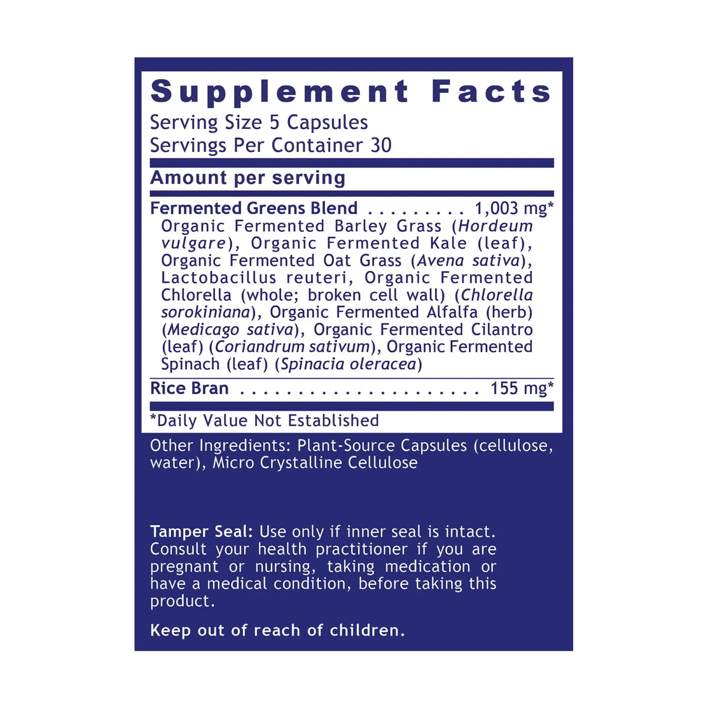 Quantum Nutrition Labs Quantum Fermented Greens- Super Greens Supplement, Superfood Blend, Organic Vitamins with Probiotic - Daily Greens with Spinach, Chlorella Quantum Nutrition