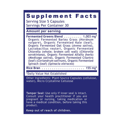 Quantum Nutrition Labs Quantum Fermented Greens- Super Greens Supplement, Superfood Blend, Organic Vitamins with Probiotic - Daily Greens with Spinach, Chlorella Quantum Nutrition
