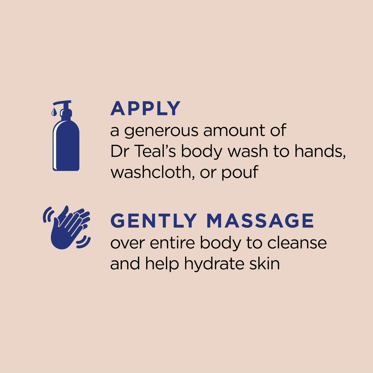 Dr Teal's Body Wash with Pure Epsom Salt, with Shea Butter & Almond Oil, 24 fl oz (Pack of 4) Dr Teal's