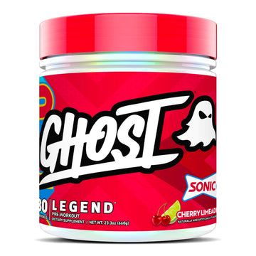 GHOST Legend Pre Workout Powder, Sonic Cherry Limeade - 30 Servings – Pre-Workout for Men & Women with Choline, L-Citrulline, GHOST buy australia supplements