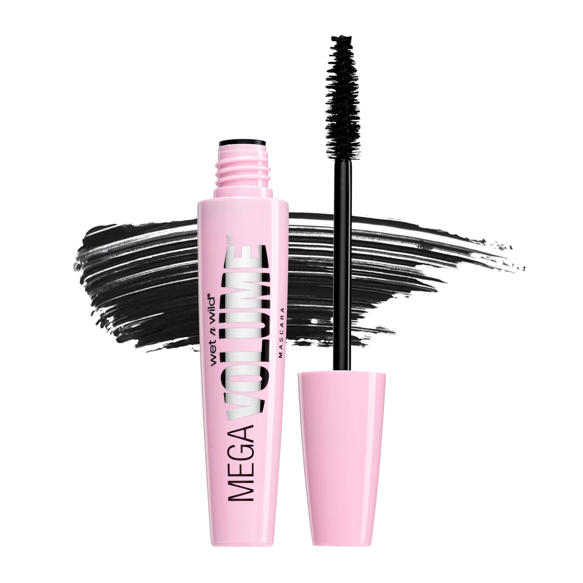 wet n wild Mascara Mega Volume - Volumizing, Waterproof, Smudge-Resistant, Cruelty-Free, Gluten-Free, Sulfate-Free & Vegan - Very Black wet n wild