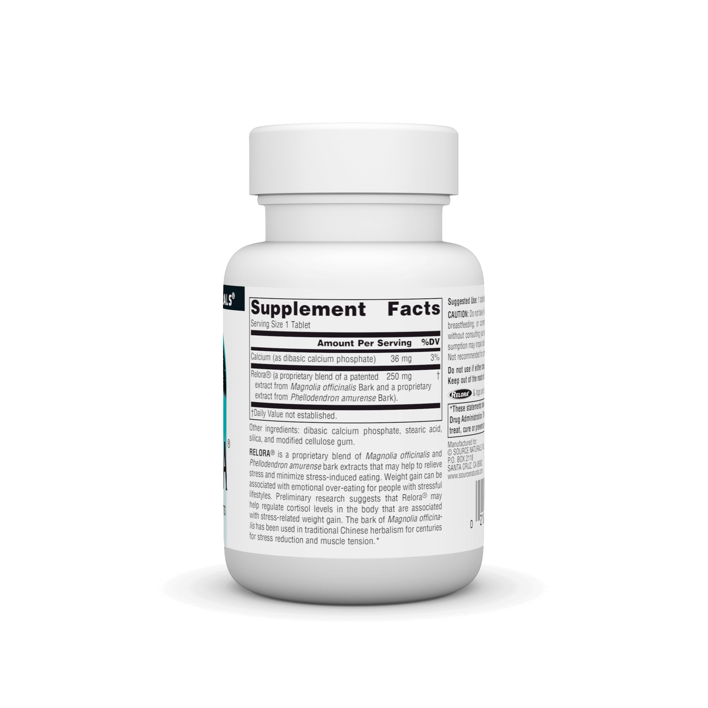 Source Naturals Relora, Promotes Healthy Eating Behavior and Muscle Relaxation Support*, 250 mg - 90 Tablets Source Naturals buy australia supplements