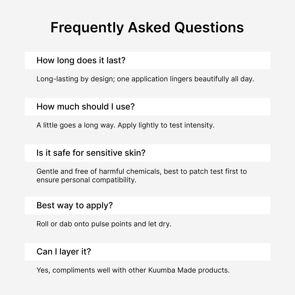 Kuumba Made Vanilla Bean Fragrance Oil Roll-On, Alcohol-Free, 0.15 Fl Oz Kuumba Made
