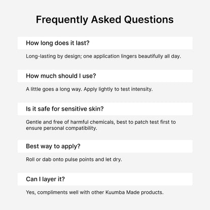 Kuumba Made Vanilla Bean Fragrance Oil Roll-On, Alcohol-Free, 0.15 Fl Oz Kuumba Made