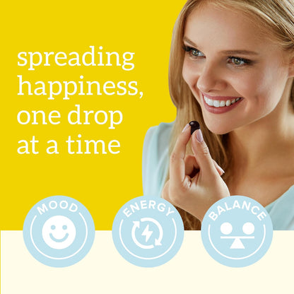 Organifi Happy Drops - Daily Superfood Happy Gummies for Adults - Mood Support Supplement for Balance, Bliss, Energy and Taking the Edge Off - Sweet Lemon Flavor - 60 Gummies Gsupps Australia