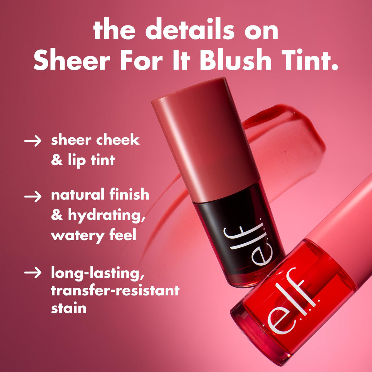 e.l.f. Sheer For It Blush Tint, Cherry Cola e.l.f.