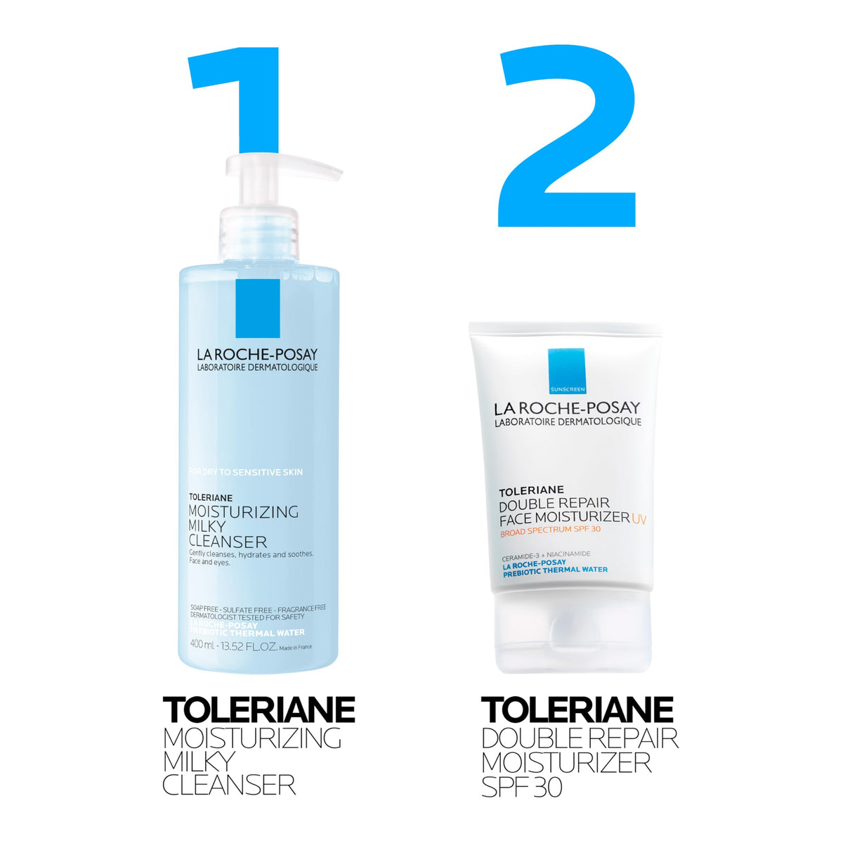 La Roche-Posay Toleriane Moisturizing Milky Cleanser with Glycerin, 13.5oz La Roche-Posay