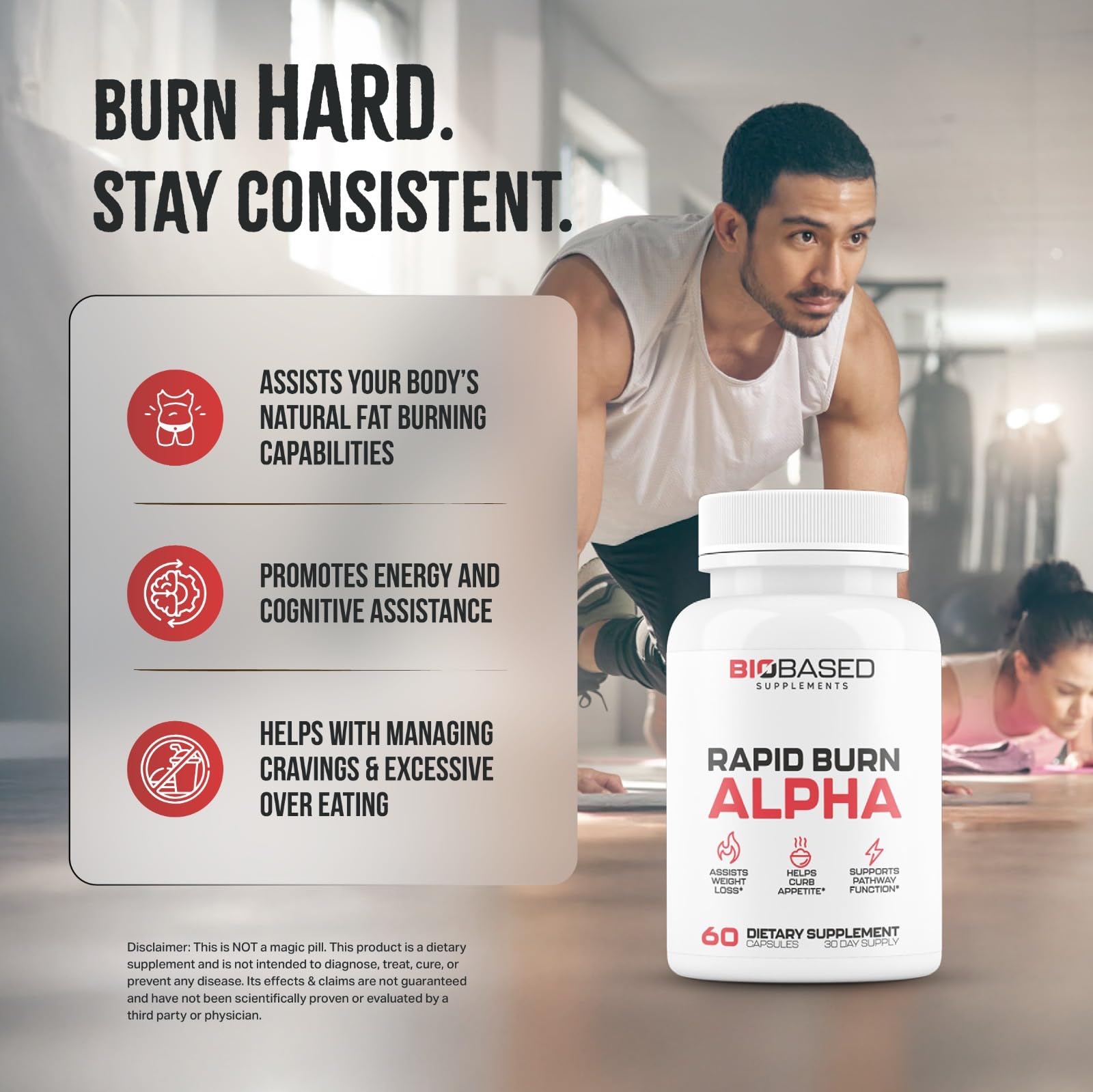 Rapid Burn Alpha - Fat Burner for Men - Supports Healthy Pathways Associated with  Activity - Supports Appetite Control, Energy Booster, Helps Increase Metabolism & Fat Loss - 60 Unisex Capsules Nutrimend IQ buy australia supplements