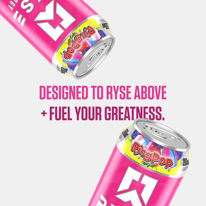 RYSE Fuel Energy Drink - Variety Pack - Sugar Free, Gluten Free & Vegan - 200mg Natural Caffeine, Taurine & Choline for Focus & Energy - No Artificial Colors - 16 fl oz Cans (12-Pack)