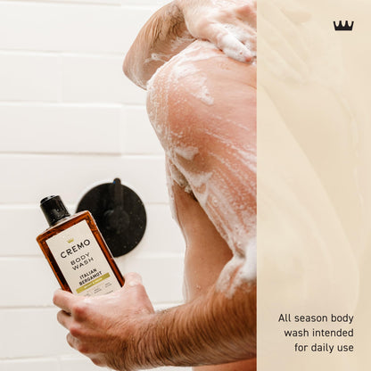 Cremo Body Wash for Men, Rich-Lathering Italian Bergamot, 16 Fl Oz Cremo