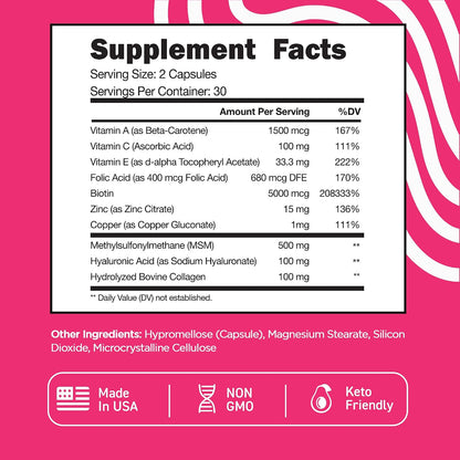 Vital Vitamins Multi Collagen Plus Pills + Biotin Complex Pills Gsupps Australia