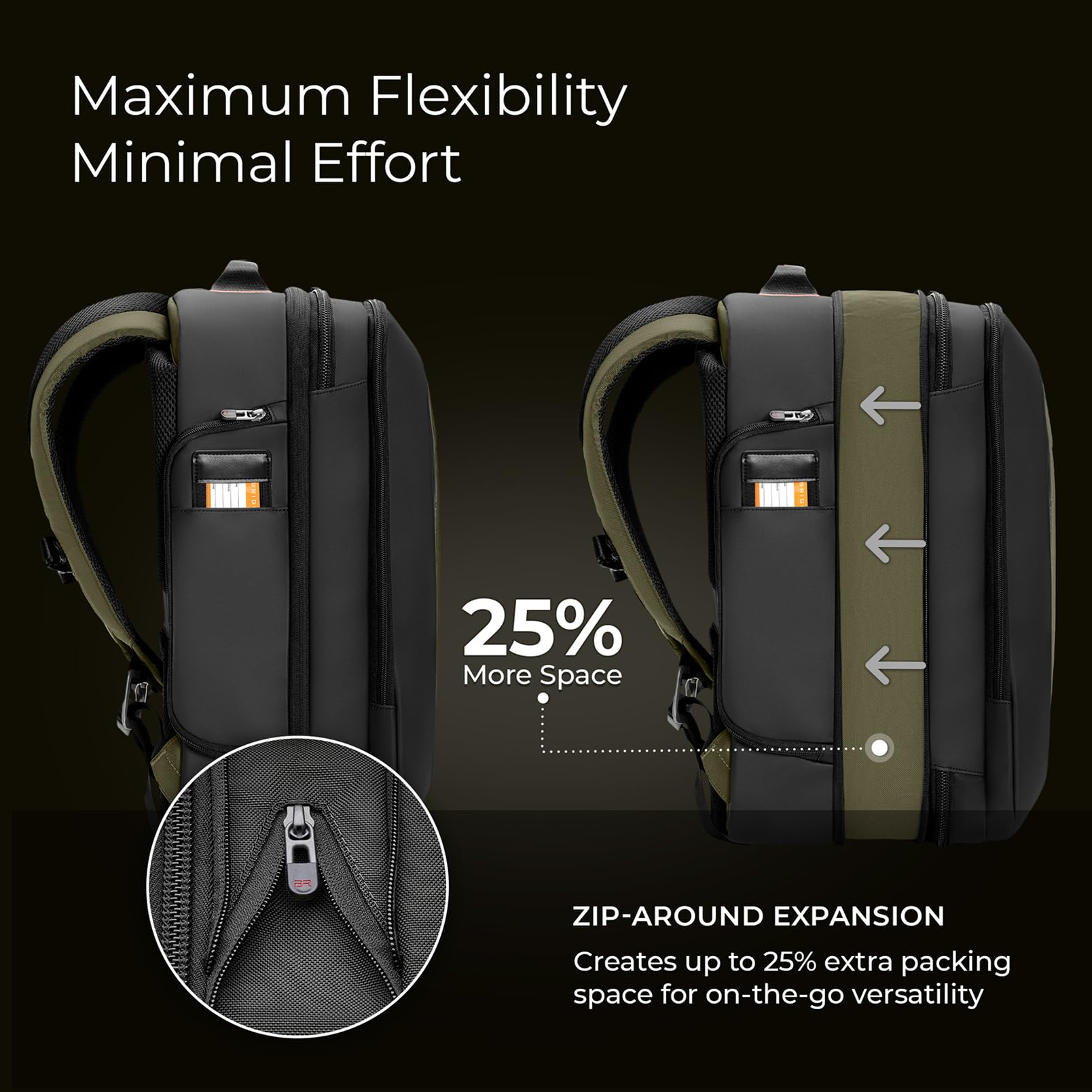 Briggs & Riley Medium Convertible Backpack Duffle Bag - Carry On for Men & Women, Use for Travel, Gym, or Work, Overnight Weekend Luggage, Shoulder Strap, Laptop Compartment - ZDX Collection, Black Gsupps Australia
