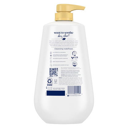 Dove Dryness Relief Body Wash with Jojoba Oil, 30.6 oz Dove