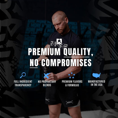 RYSE Project Blackout Pump Cap Max - Pre Workout Nitric Oxide Booster Supplement for Men with Betaine Nitrates & Citrulline Peptides for Maximum Muscle Pumps and Blood Flow - 30 Servings (120 Count)