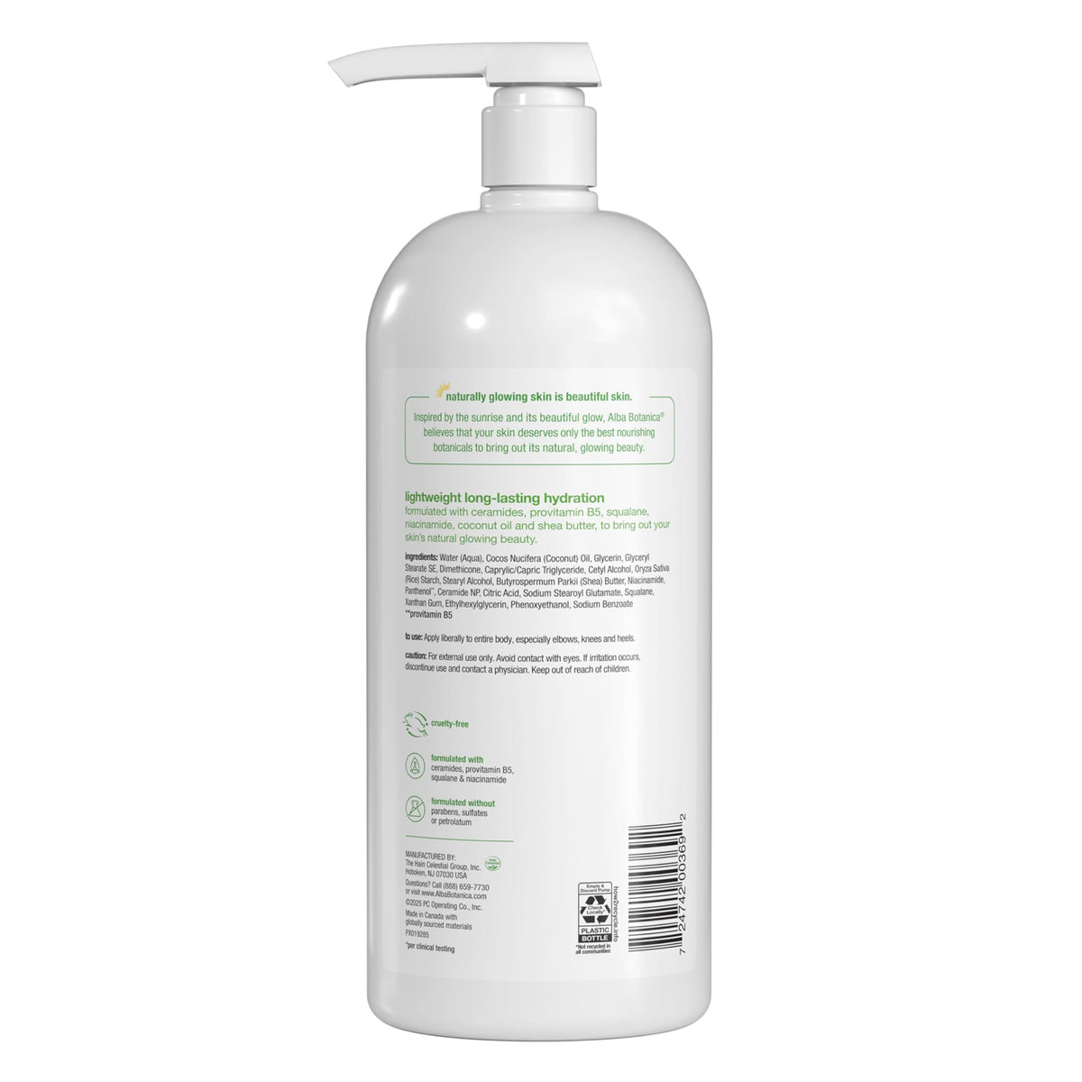 Alba Botanica Daily Moisturizing Lotion, Sensitive Skin, Fragrance Free, 32 Oz (Packaging May Vary) Alba Botanica