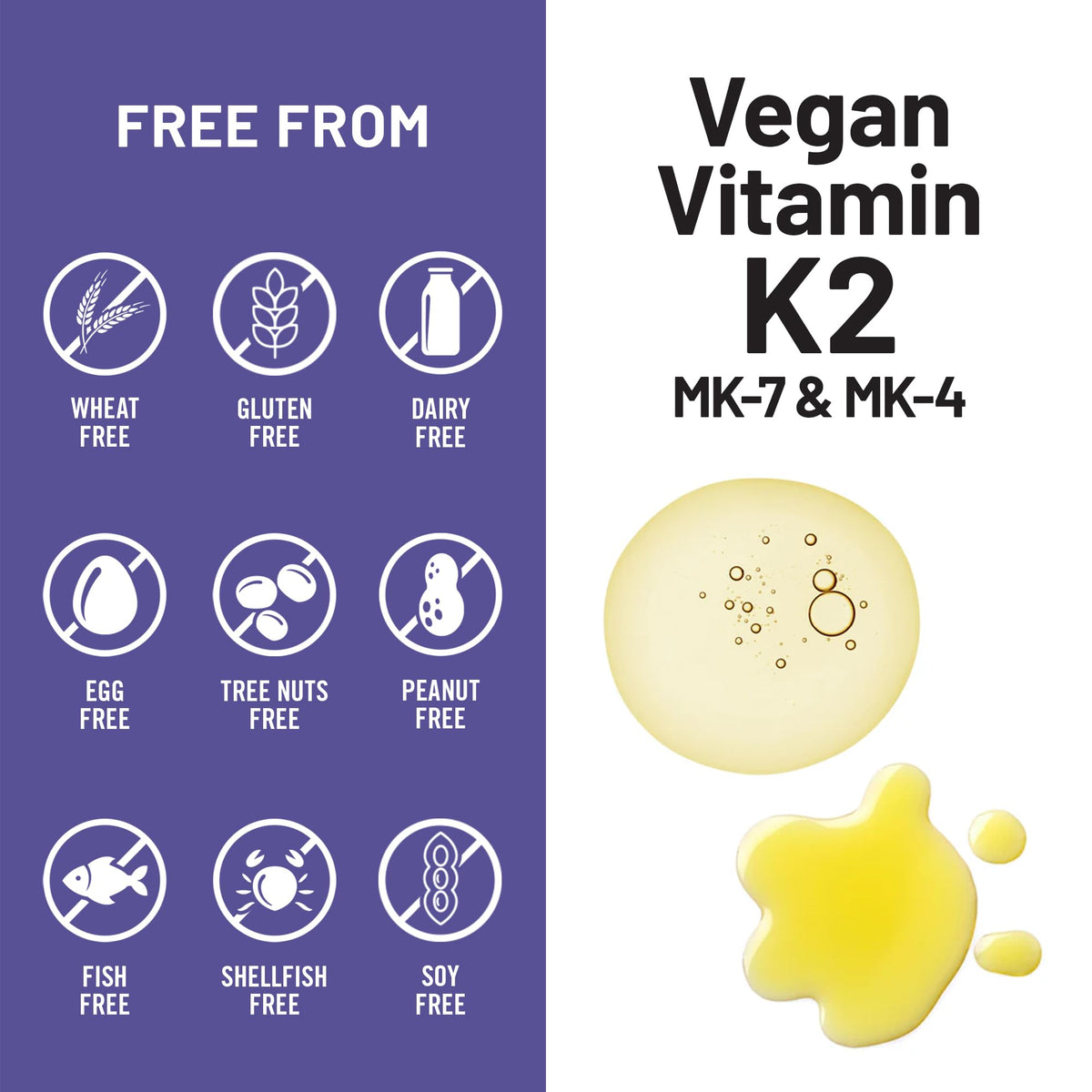 NatureWise Vitamin K2 600mcg Supplement with MK-7 100mcg & MK-4 500mcg - Enhanced Bioavailable Formula - K Complex for Bone and Heart Health NatureWise
