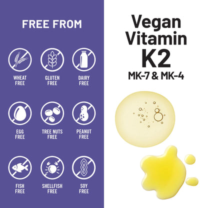 NatureWise Vitamin K2 600mcg Supplement with MK-7 100mcg & MK-4 500mcg - Enhanced Bioavailable Formula - K Complex for Bone and Heart Health NatureWise