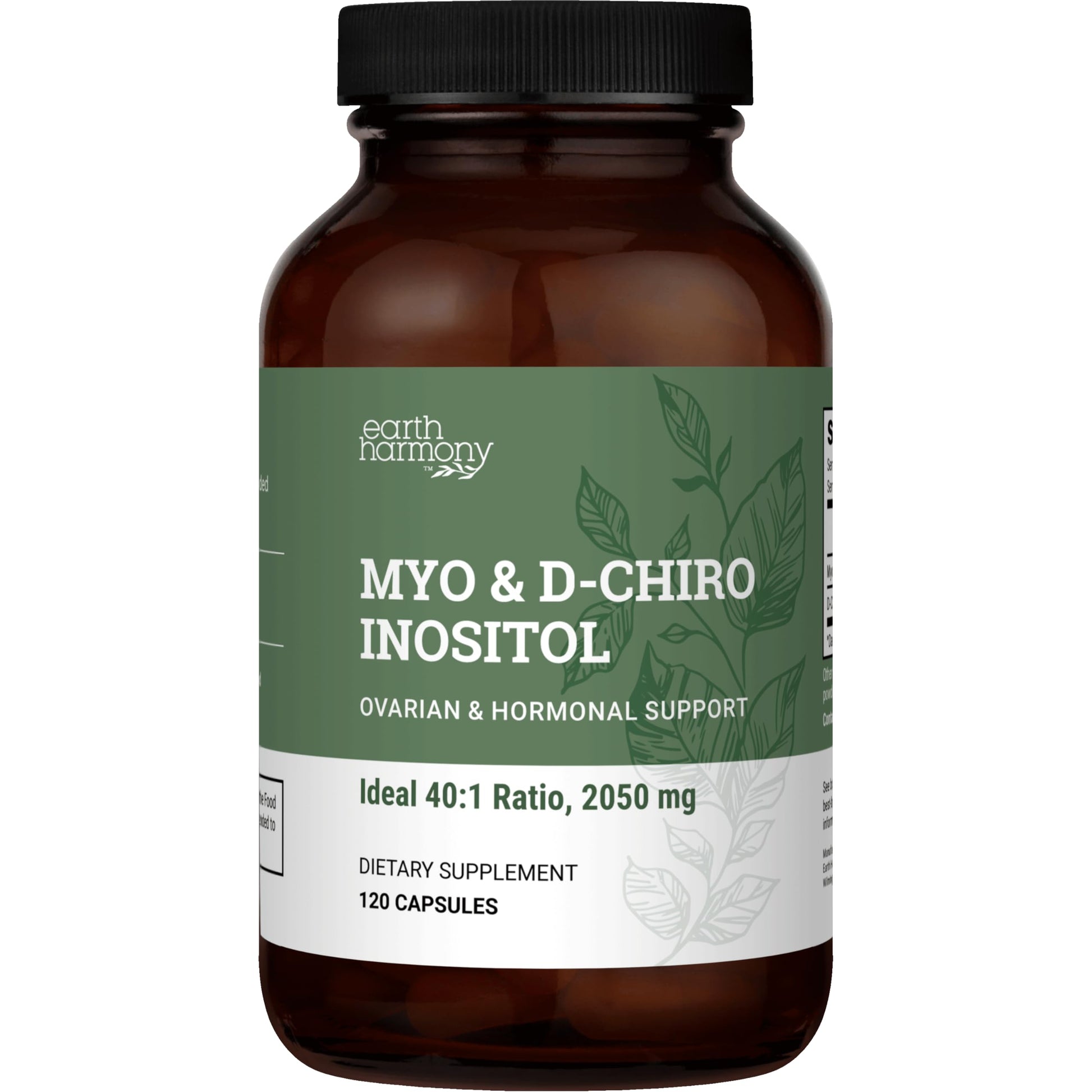 Earth Harmony Myo-Inositol & D-Chiro Inositol Supplement for Women, Ovarian & Hormone Balance for Women - Supports Normal Cycles, Fertility Supplement (120 Capsules) Earth Harmony Naturals buy australia supplements