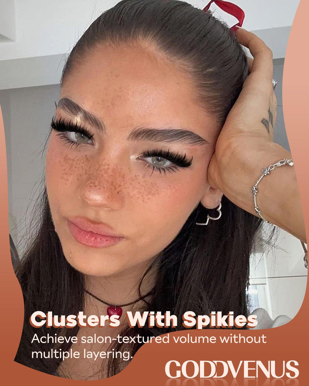 Goddvenus Manga Lash Clusters With Spikes Wispy Cluster Eyelash Extensions Fluffy Anime Eyelashes Clusters Reusable Faux Mink Fairy Individual Lash Extension (D Curve 12-18mm 204 pieces) Goddvenus