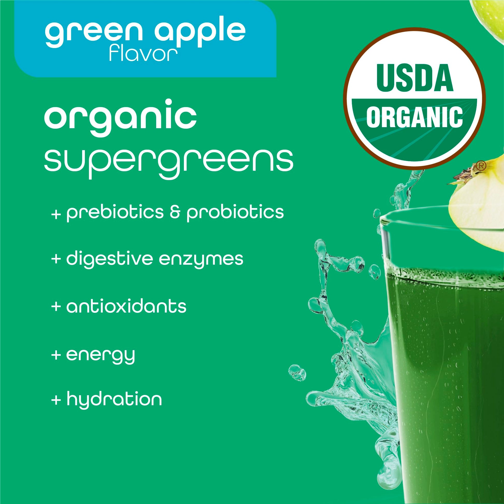 Zena Nutrition Organic Super Greens Energy & Hydration Powder, 70+ Superfoods, 0 Sugar, 5G Fiber, Spirulina, Chlorella, Prebiotics/Probiotics, Natural Caffeine + Electrolytes, 40 Drink Mix Packets Zena Nutrition buy australia supplements