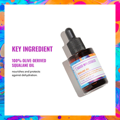 Good Molecules Squalane Oil for Face, Lightweight Facial Oil, 13 ml Good Molecules