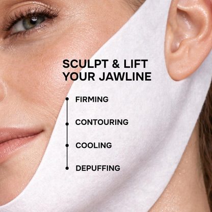 V Line Lifting Mask with Collagen Retinol Hyaluronic Acid Niacinamide 7 pcs SimplyVital