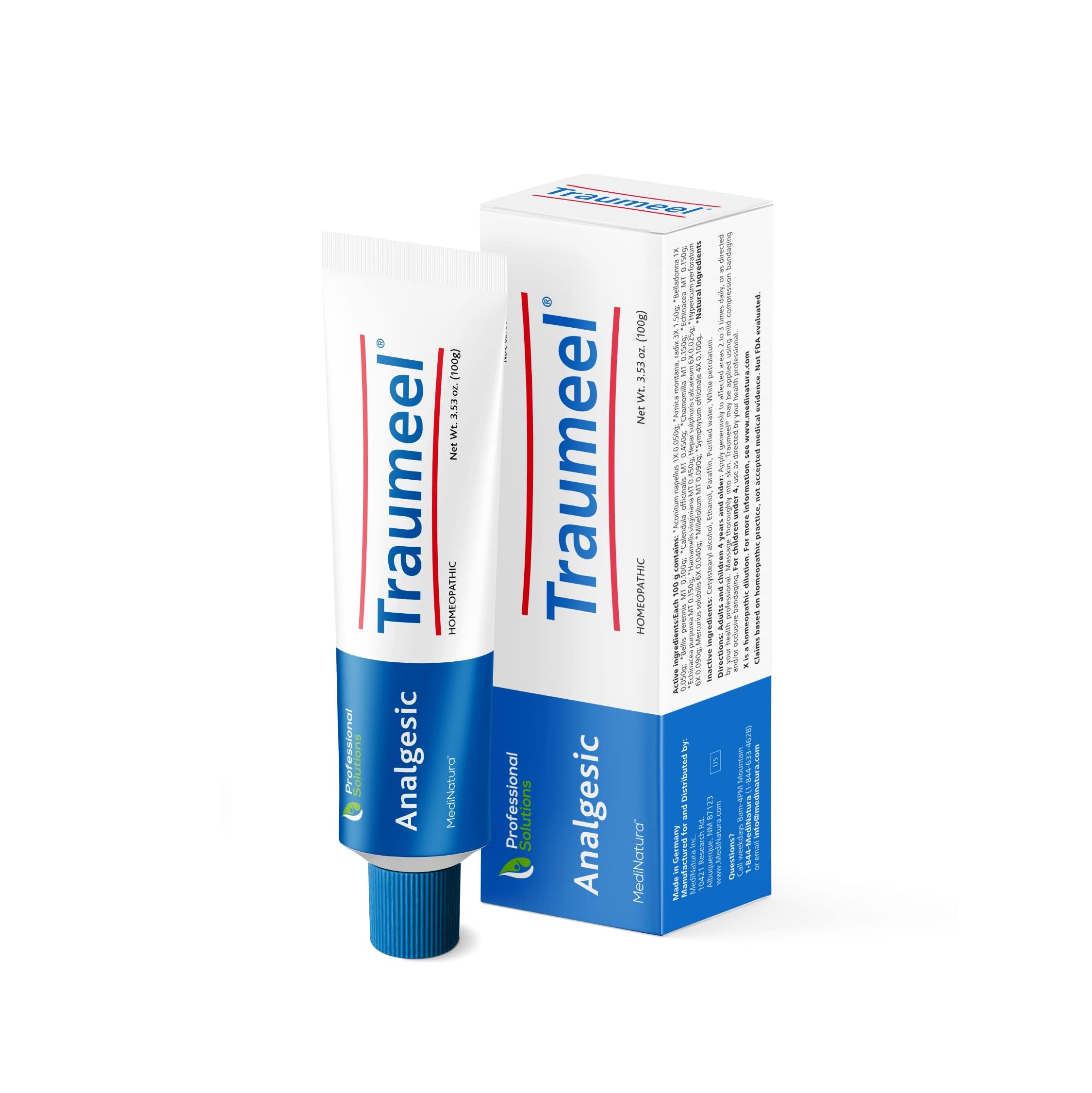 MediNatura Traumeel Ointment Topical Pain Relief for Muscle Joint Back Arthritis Injury or Exercise Related Pain & Soreness Arnica + 13 Active Ingredients - Made in Germany - 3.53 oz MediNatura buy australia supplements
