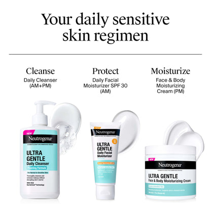 Neutrogena Ultra Gentle Foaming Facial Cleanser, Fragrance Free, 16 fl. oz Neutrogena