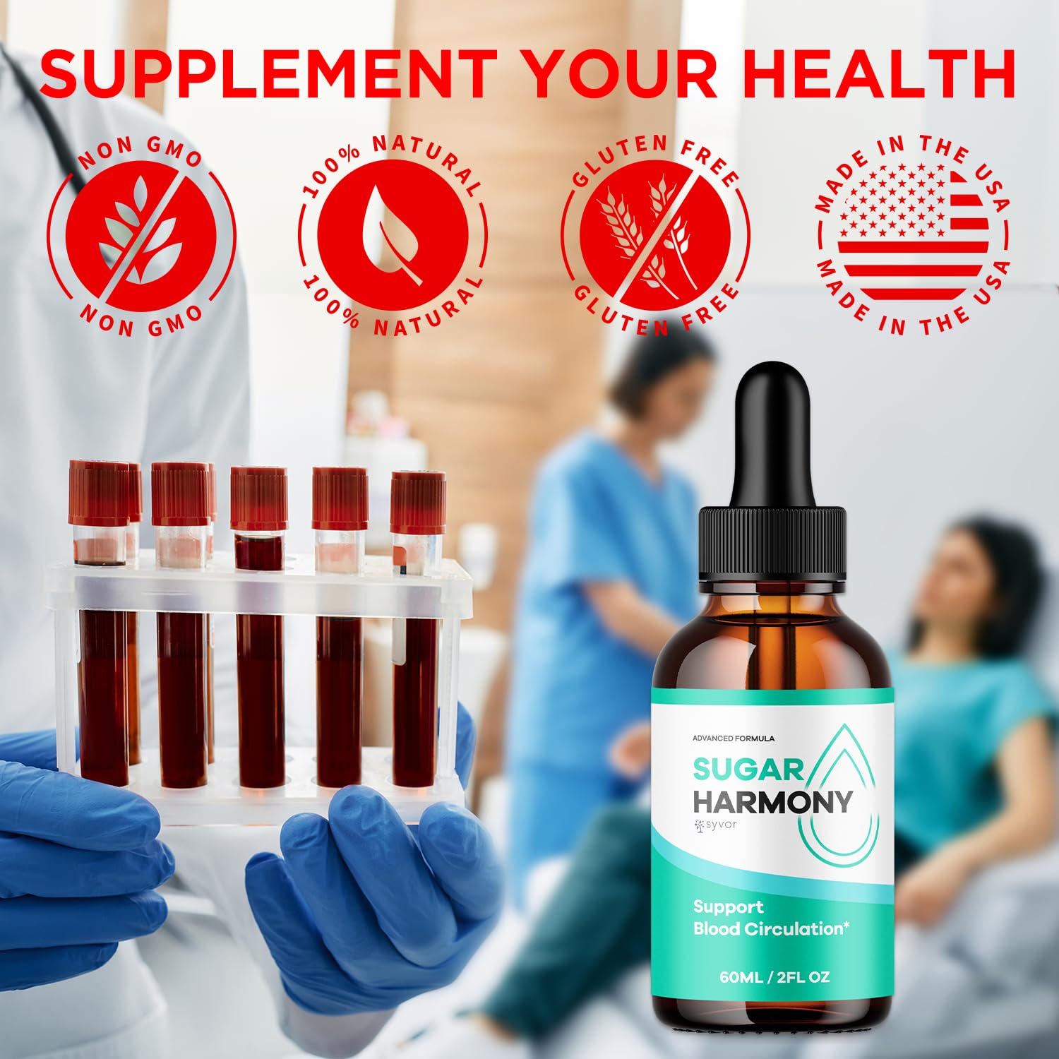 (3 Pack) Sugar Harmony Drops, Official SugarHarmony Liquid Drops with All Natural Ingredients, Advanced Formula Support Supplement with Maximum Strength Premium Vitamins for Women & Men (90 Servings) Syvor buy australia supplements