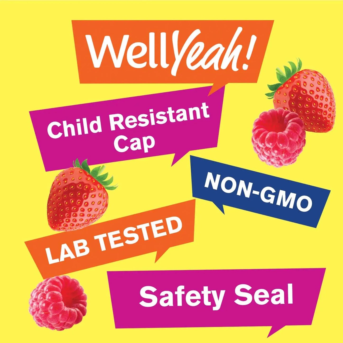 WellYeah Probiotics for Women Gummies - 10 Billion CFU - for Digestive Support, Gut Health, and Feminine Health Support - Natural Sourced Flavors - Vegan WellYeah